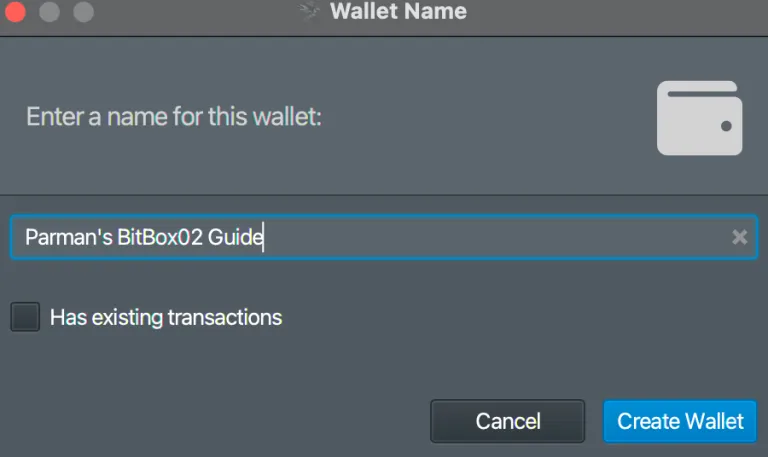 BitBox02 mit Sparrow nutzen - Privacy - Wallet Guide